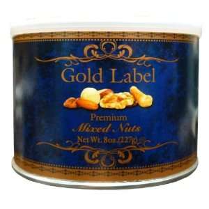 Azar Gold Label Premium Mixed Nuts, 8 Ounce:  Grocery 