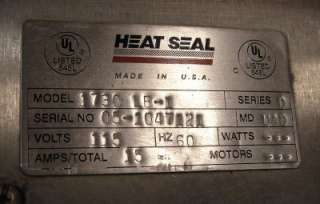 Hobart L Bar Heat Sealer, 13 Belt, Model 1730LB  