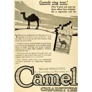  1920 Ad Camel Cigarettes Smoking Winston Salem R J 