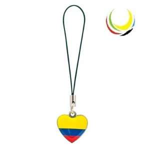  Cell Phone Charm COLOMBIA HEART 