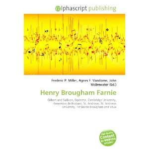  Henry Brougham Farnie (9786133750623) Books