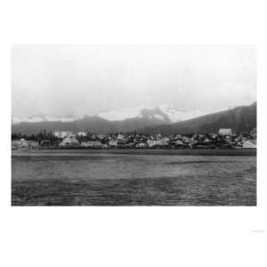  Petersburg, Alaska Town View from Water Photograph   Petersburg, AK 