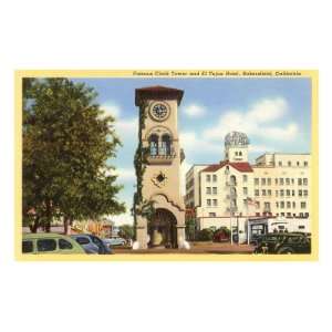  Clock Tower, El Tejon Hotel, Bakersfield, California 
