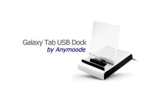 USB CHARGER DESK STAND DOCK SAMSUNG GALAXY TAB BLACK  