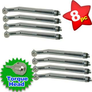 8pcs Dental High Speed Handpiece Wrench Type Torque Large Head Air 