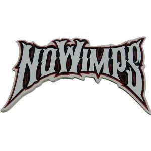  No Wimps Logo Single Stickers Off Road Motorcycle Graphic 