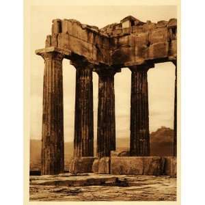  1926 Parthenon Acropolis Athens Greece Hellas Temple 