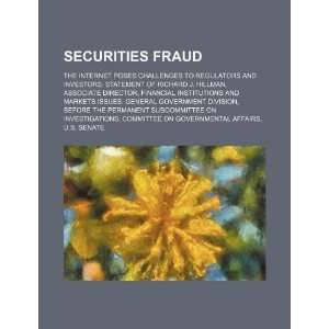  Securities fraud the Internet poses challenges to 