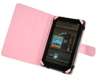   LEATHER CASE WITH 3 WAY STAND DESIGN FOR  KINDLE FIRE TABLET