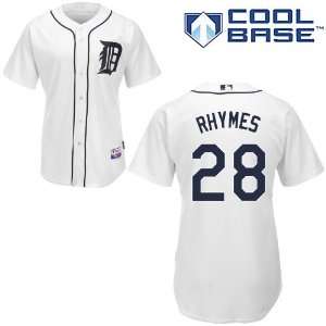  Will Rhymes Detroit Tigers Authentic Home Cool Base Jersey 