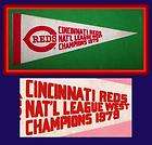 Old 1979 Cincinnati Reds Baseball Pennant  WOW