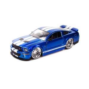    2007 Shelby Cobra GT 500 1/24 Blue / White c/o: Toys & Games