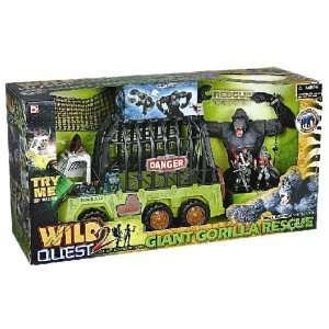  Lontic Wild Quest Giant Gorilla Rescue Playset Toys 