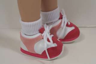 PINK Jogging Tennis Doll Shoes For 18 Ann Estelle♥  