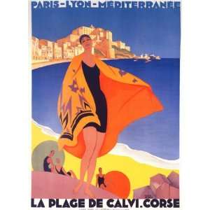  GIRL ON THE BEACH PARIS LYON MEDITERRANEE CALVI CORSE 