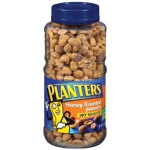 Planters Honey Roasted Peanuts 16 oz Grocery & Gourmet Food