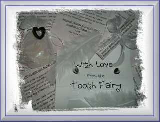 BOOAK OOAK Handmade Personalized CUSTOM Boutique Tooth Fairy Pillow 