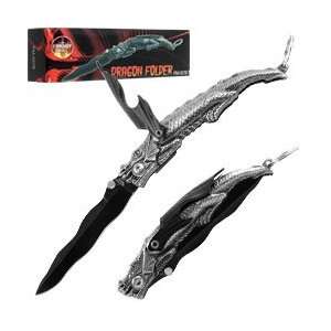 New Trademark Fantasy Master Dragon Folder W/ Bottle Opener 6.375 