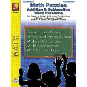   510 Math Puzzles  Addition & Subtraction Word Problems Toys & Games