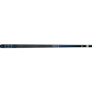   Fiberglass Pool Cue in Black with Blue Weight: 18 oz.: Toys & Games