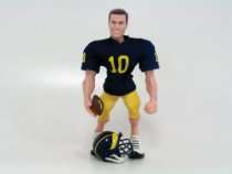   Figure   Tom Brady Action Figure in a University of Michigan Uniform