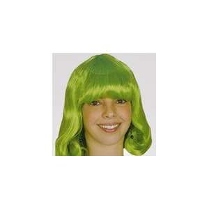  Neon Green Wig 