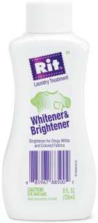 Whitener & Brightener Rit Dye Liquid 8 Ounces Aug 50  