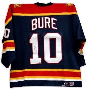  Pavel Bure Signed Panthers Auth. Jersey: Sports & Outdoors
