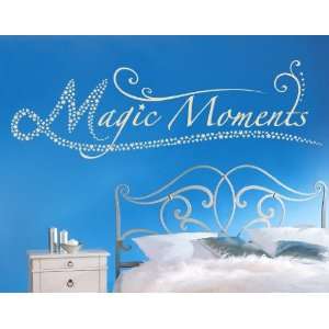  Magic Moments   Vinyl Wall Words Decal: Home & Kitchen