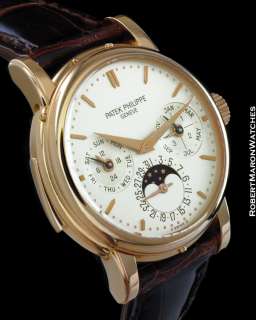 PATEK PHILIPPE 3974 R MINUTE REPEATER PERPETUAL AUTOMATIC  