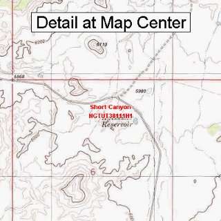   Map   Short Canyon, Utah (Folded/Waterproof): Sports & Outdoors