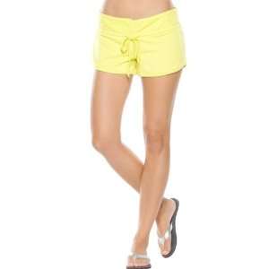   Swirly Womens Short Casual Wear Pants   Limeade / Large: Automotive