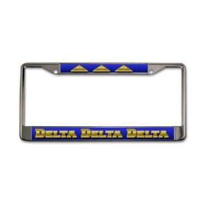  Delta Delta Delta License Plate Frame Automotive