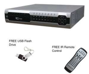 Channel DVR,120 ips, 500gig HDD, USB, H.264  