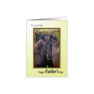  For our Dad on Fathers day young horse card Card Health 