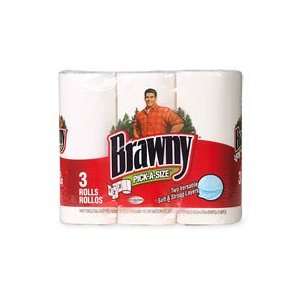   Size Paper Towels, 2 Ply, White , 3 rolls: Health & Personal Care