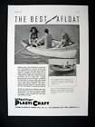 PlastiCraft 10 ft Dinghy boat rowboat 1947 print Ad