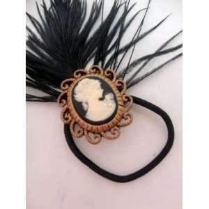  NEW Cameo Ostrich Feather Hair Band, Limited.: Beauty