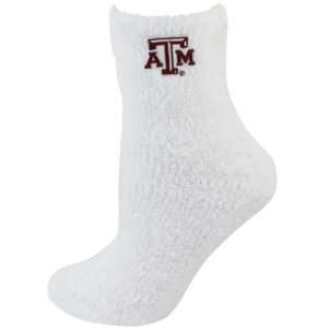    Texas A&M Aggies Ladies White Cozy Socks: Sports & Outdoors