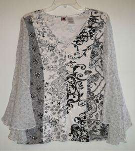 FORBIDDEN WOMENS BLOUSE/TOP SIZE LARGE  