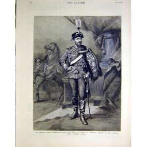 German Manoeuvres Prince Wales Blucher Hussars 1883:  Home 