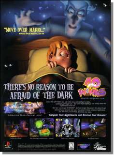 1999 40 winks   Video Game Promotional Advertisement  