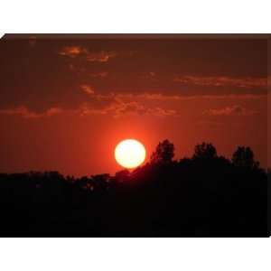   Sky   London, Ontario, Canada   Wrapped Canvas Sunset Wall Art, 20x30