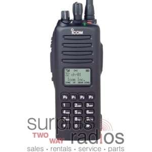 ICOM F80DT 22 RC 4W 256CH UHF 450 512MHZ RADIO POLICE FIRE P25 DIGITAL 