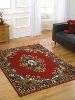 Large Traditional Red Rug 160 x 220 cm / 5 x 7 Carpet  