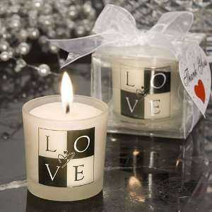  Wedding Favors LOVE design candle favors: Health 