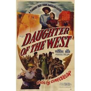 Daughter of the West Movie Poster (11 x 17 Inches   28cm x 