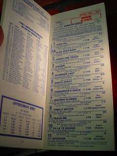 HOLLYWOOD PARK Racing Programs 1980s SANDPIT Over All  