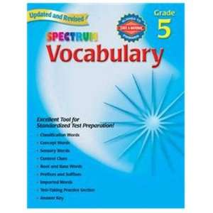  Carson Dellosa Publications MGH0769680852 Vocabulary Gr 5 