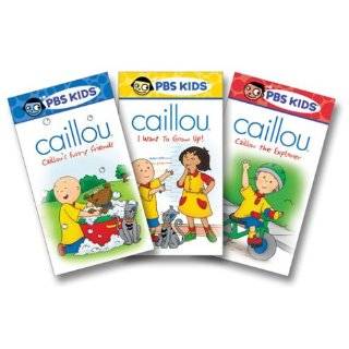 Caillou (I Want to Grow Up/Furry Friends/Caillou the Explorer) [VHS 